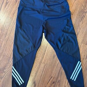 Women’s Adidas black Bt Hr 78 S 3s T Legging Size 2xl New with Tags With Mesh